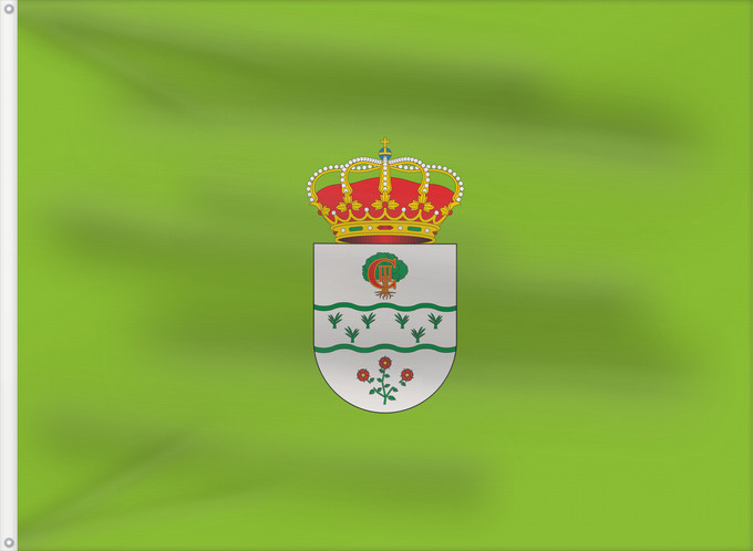 Bandera, con dos ojales metálicos y lado del asta reforzado: Cañada Rosal  Sevilla	Cañada Rosal, Seville, Spain	Cañada Rosal	Cañada Rosal, Sevilla, España