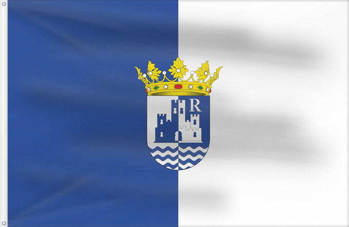 Bandera, con dos ojales metálicos y lado del asta reforzado: Castilléjar	Castilléjar, Granada, Spain	Representación de la bandera de Castilléjar