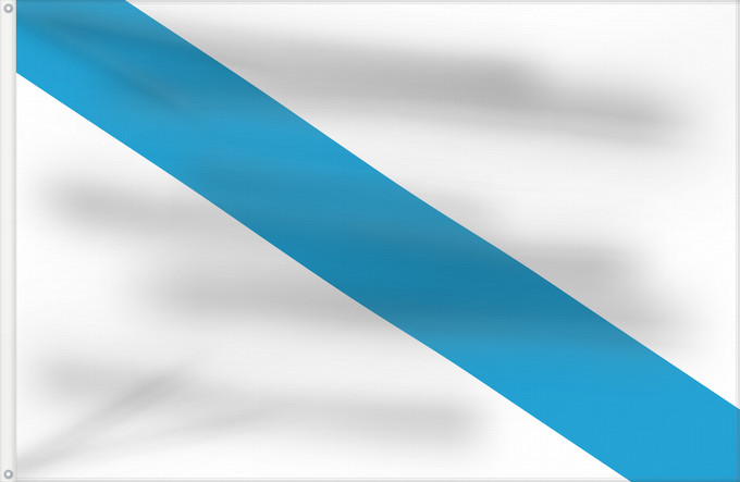 Bandera, con dos ojales metálicos y lado del asta reforzado: Galega civil	Civil da Galícia