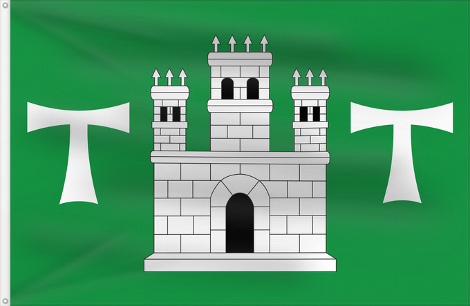 Bandera, con dos ojales metálicos y lado del asta reforzado: L Albiol L Albiol Tarragona, Catalonia, Spain L'Albiol L Albiol Tarragona, Cataluña, España L Albiol Tarragona, Catalunya, Espanya