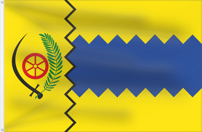 Flag, with two metal eyelets and reinforced hoist: Lagata Lagata-Zaragoza-Spain Lagata-Zaragoza