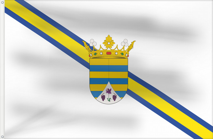 Bandera, con dos ojales metálicos y lado del asta reforzado: Letux Of Letux-Zaragoza-Spain De Letux-Zaragoza