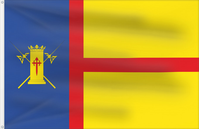 Flag, with two metal eyelets and reinforced hoist: Litago Litago-Zaragoza-Spain Litago-Zaragoza