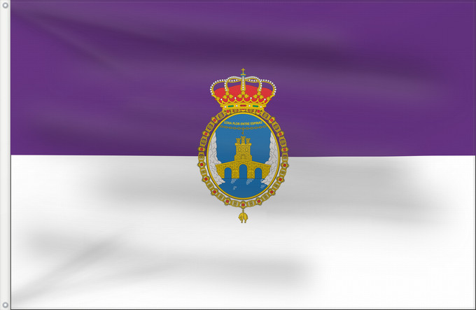 Bandera, con dos ojales metálicos y lado del asta reforzado: Loja Granada Loja, Granada, Spain Loja (Grenade) Loja, Granada, España Loja (Granada)