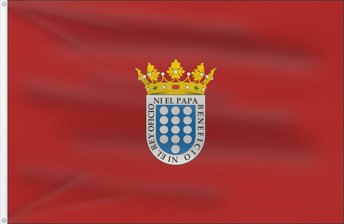 Drapeau, avec deux œillets métalliques et guindant renforcé : Medina del Campo  Valladolid	Medina del Campo, in Valladolid  Spain	Medina del Campo	Medina del Campo, en Valladolid  España