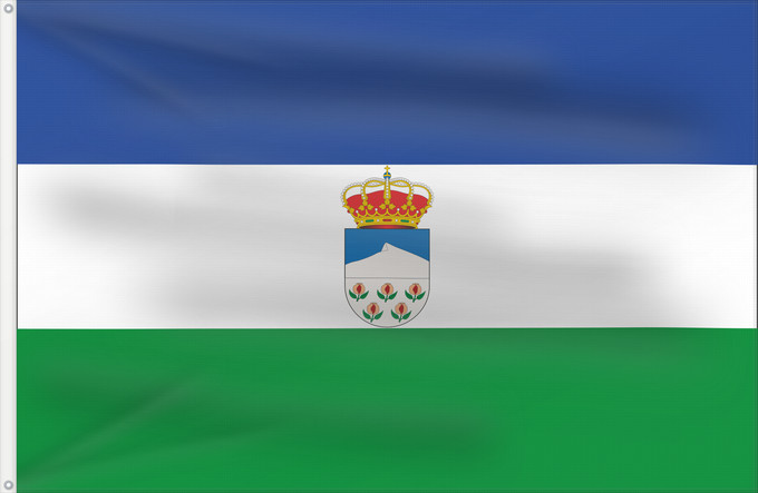 Bandera, con dos ojales metálicos y lado del asta reforzado: Monachil  Granada	Monachil, Granada, Spain	Monachil	Monachil, Granada, España