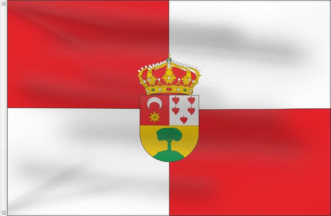 Bandera, con dos ojales metálicos y lado del asta reforzado: Olaberria	Olaberria, Gipuzkoa. Fuente