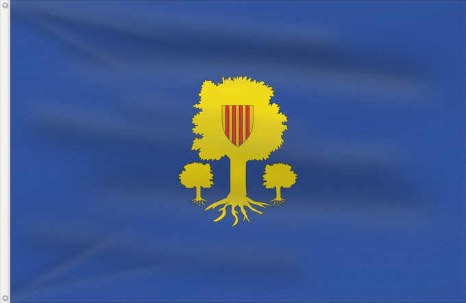 Bandera, con dos ojales metálicos y lado del asta reforzado: Ontiñena	Ontiñena-Huesca-Spain	Ontiñena-Huesca