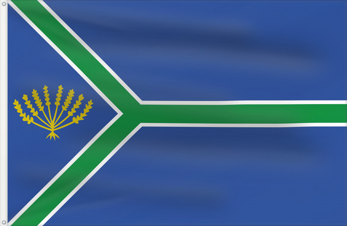 Bandera, con dos ojales metálicos y lado del asta reforzado: Ontinar de Salz	Ontinar de Salz-Zaragoza-Spain	Ontinar de Salz-Zaragoza