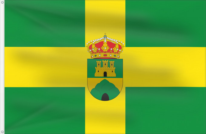 Flag, with two metal eyelets and reinforced hoist: Oria	Municipio de Oria en la Provincia de Almería  España