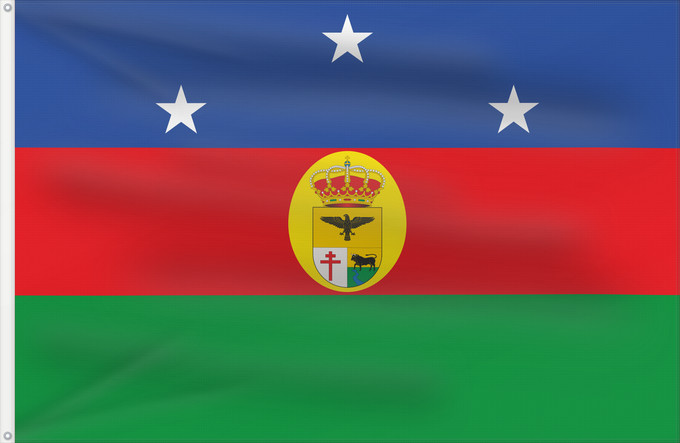 Bandera, con dos ojales metálicos y lado del asta reforzado: Pozo Alcón Jaén Pozo Alcón, Jaén, Spain Pozo Alcón Pozo Alcón, Jaén, España.