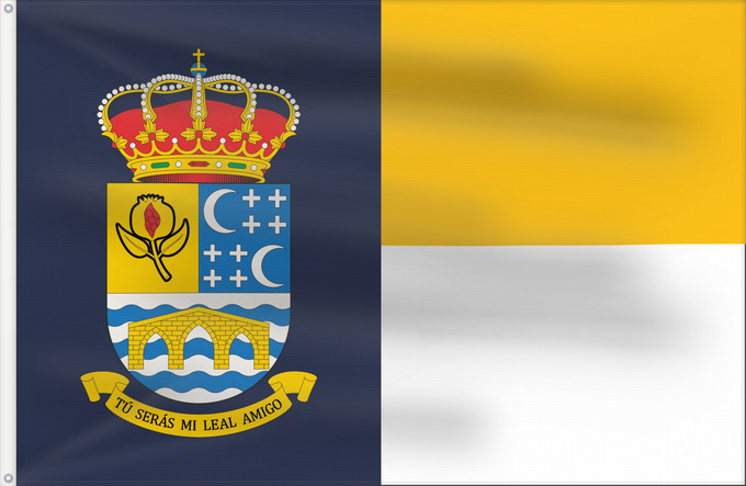 Bandera, con dos ojales metálicos y lado del asta reforzado: Quéntar  Granada	Quéntar, Granada, Spain	Quéntar	Quéntar, Granada, España