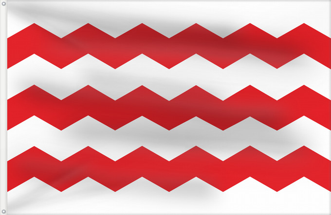 Bandera, con dos ojales metálicos y lado del asta reforzado: Sanaüja	It is easy to put a border around this flag image	Apaisada	Apaïsada