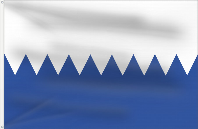 Bandera, con dos ojales metálicos y lado del asta reforzado: Sant Feliu Sasserra	It is easy to put a border around this flag image	Apaisada	Apaïsada