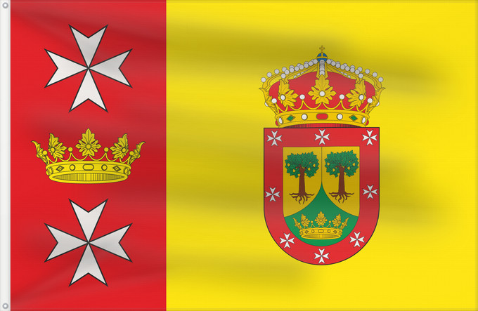 Bandera, con dos ojales metálicos y lado del asta reforzado: Soto de Cerrato	Soto de Cerrato  Palencia, Spain	Muncipal de Soto de Cerrato