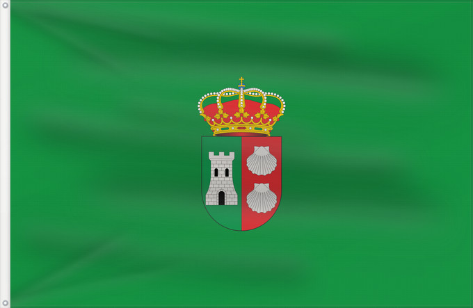 Bandera, con dos ojales metálicos y lado del asta reforzado: Torremenga Cáceres Torremenga, Cáceres, Spain Torremenga, Cáceres Torremenga, Cáceres, España