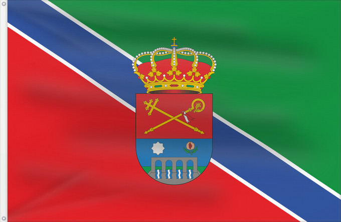 Bandera, con dos ojales metálicos y lado del asta reforzado: Víznar  Granada	Víznar, Granada, Spain	Víznar	Víznar, Granada, España