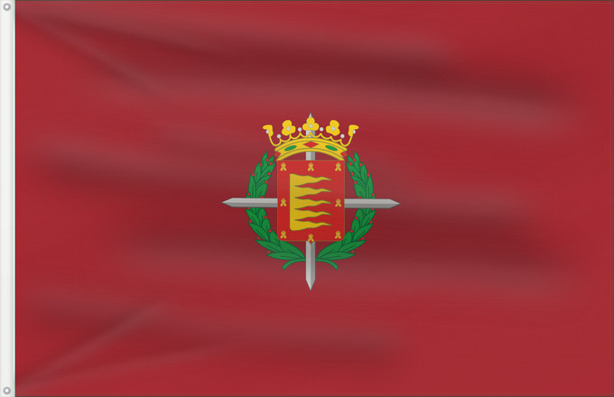 Bandera, con dos ojales metálicos y lado del asta reforzado: Valladolid Ciudad de Valladolid, en Valladolid España