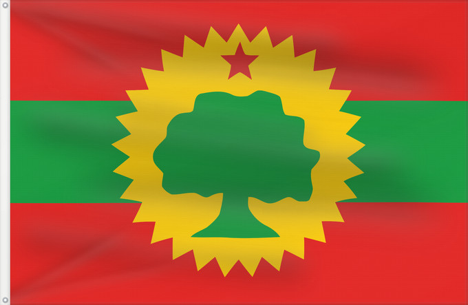 Drapeau, avec deux œillets métalliques et guindant renforcé : Et olf
