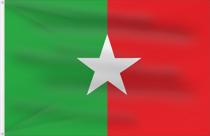 Bandera, con dos ojales metálicos y lado del asta reforzado: Eti so76