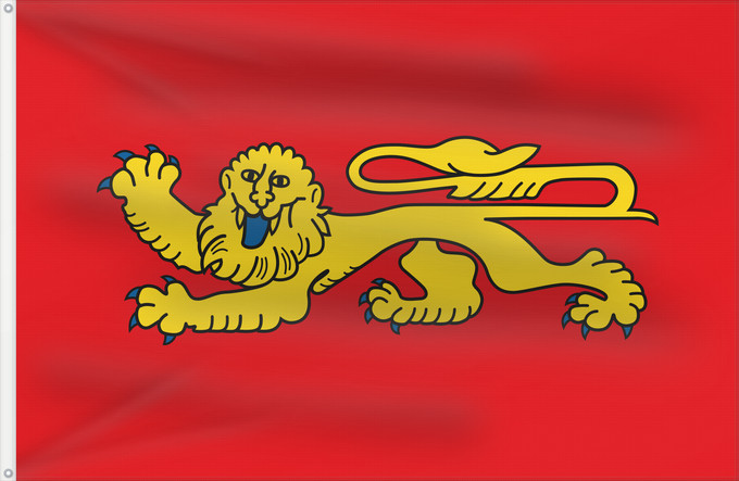 Flag, with two metal eyelets and reinforced hoist: Aquitaine Regional flag of the french province Aquitaine Région Aquitaine en France Aquitania región francesa Aquitanien Aquitania