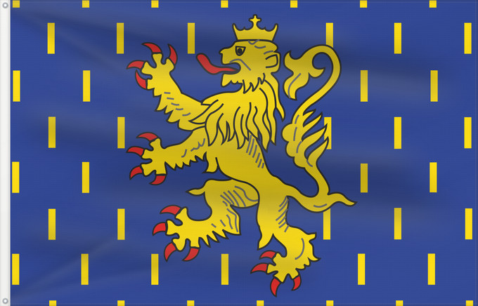 Drapeau, avec deux œillets métalliques et guindant renforcé : Franche-Comté