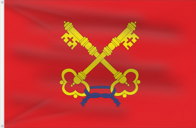 Drapeau, avec deux œillets métalliques et guindant renforcé : Comtat Venaissin	Comtat Venaissin in France around Avignon	Comtat Venaissin en France dans les environs d Avignon	Condado Venesino	Contado Venassino
