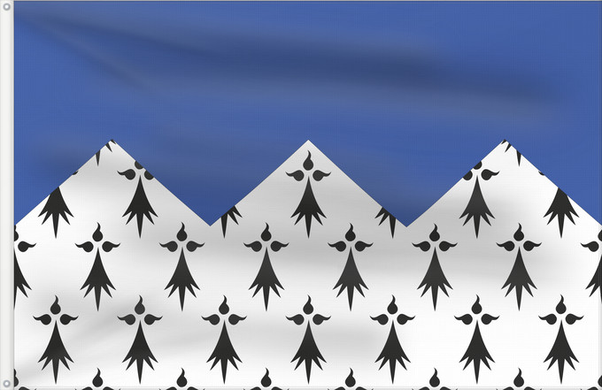Flag, with two metal eyelets and reinforced hoist: Fr département Côte-d Armor	Côtes-d Armor	Département des Côtes-d Armor