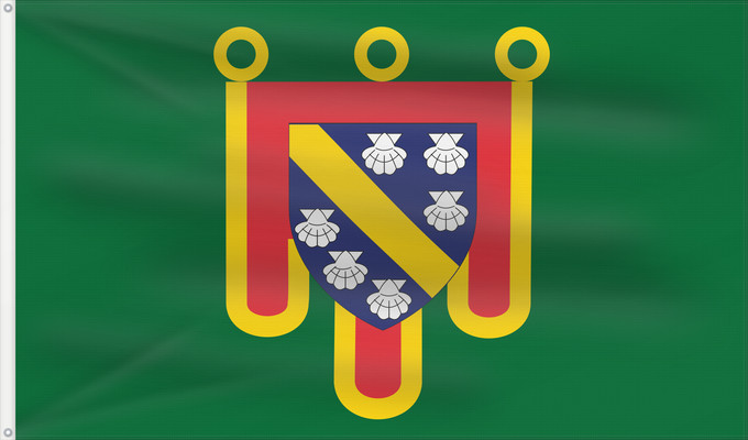 Bandera, con dos ojales metálicos y lado del asta reforzado: Fr département Cantal	Cantal	Département du Cantal