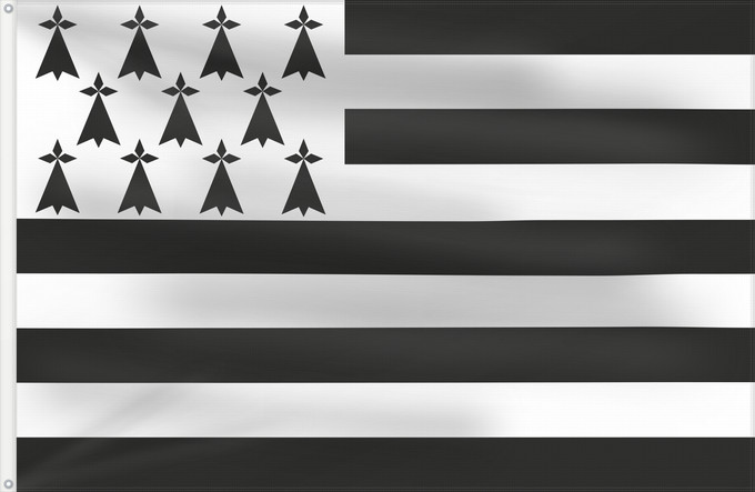 Bandera, con dos ojales metálicos y lado del asta reforzado: Brittany Gwenn ha du Brittany (Gwenn ha du) Bretagne Gwenn ha du Bretaña Gwenn ha du Bretonische Flagge Gwenn ha du Bretone Gwenn ha du Bretanha Gwenn ha du Banniel Breizh Gwenn ha du Bretanya Gwenn ha du Llydaw Gwenn ha du Gwenn ha Du Bretagne i
