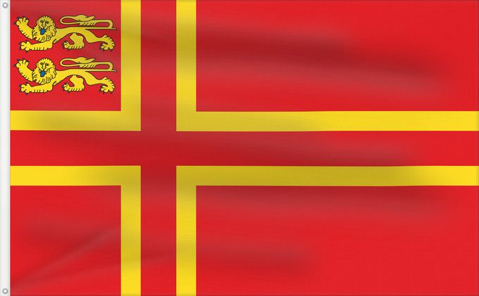 Flag, with two metal eyelets and reinforced hoist: Normandy flag falaise Normandy, of Falaise Falaisien