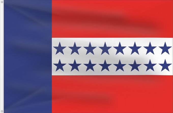 Flag, with two metal eyelets and reinforced hoist: Tuamotu Islands