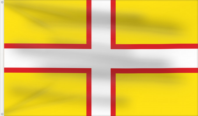 Bandera, con dos ojales metálicos y lado del asta reforzado: Dorset	Dorset, England