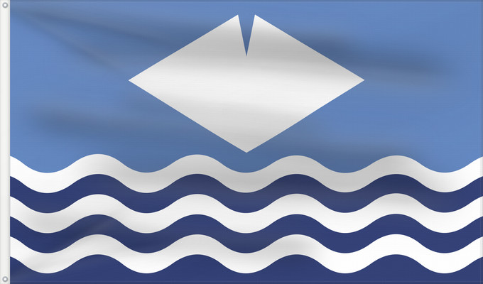 Flag, with two metal eyelets and reinforced hoist: Isle of Wight	île de Wight	Isla de Wight	Isola di Wight	Isle of Wight The registered Isle of Wight