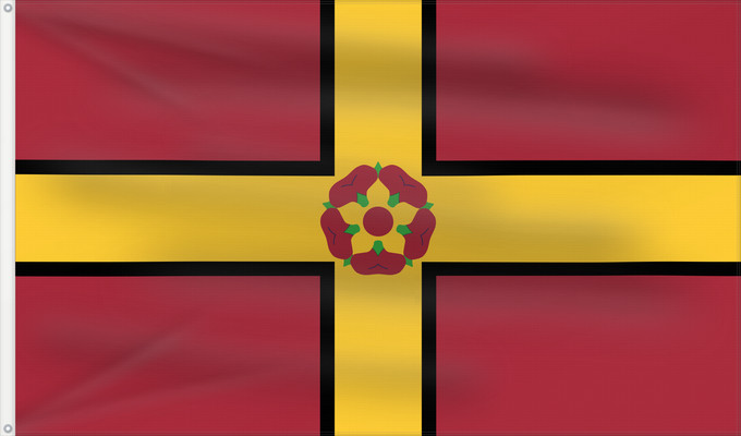 Flag, with two metal eyelets and reinforced hoist: Northamptonshire Historic county of Northamptonshire