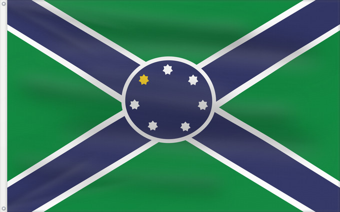 Drapeau, avec deux œillets métalliques et guindant renforcé : Adigeni