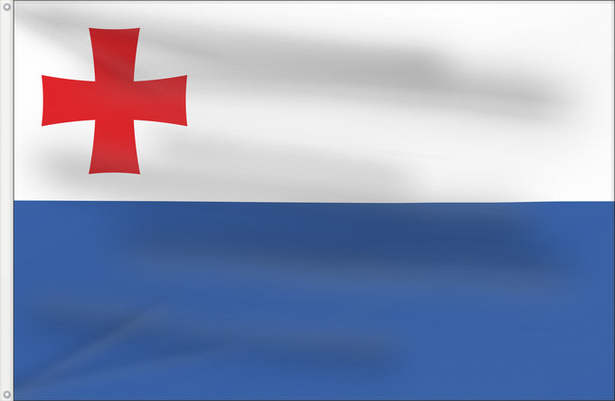Bandera, con dos ojales metálicos y lado del asta reforzado: Tsalka