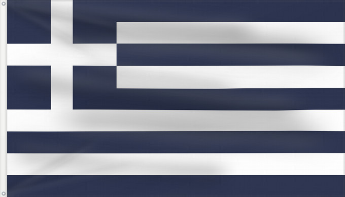Bandera, con dos ojales metálicos y lado del asta reforzado: Greece  1970-1975	Greece (1970-1975)	Grèce (1970-1975)	Grecia (1970-1975)	Griechenland (1970-1975)	Greece  1970–1975