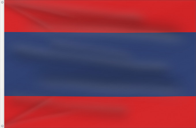 Bandera, con dos ojales metálicos y lado del asta reforzado: Ottoman Greece	The  Graeco-Ottoman  civil ensign