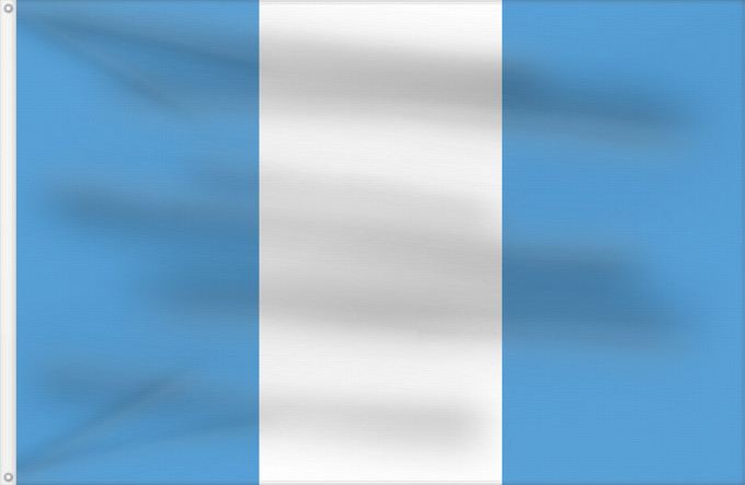 Flag, with two metal eyelets and reinforced hoist: Civil Ensign of Guatemala Guatemala Civil de Guatemala