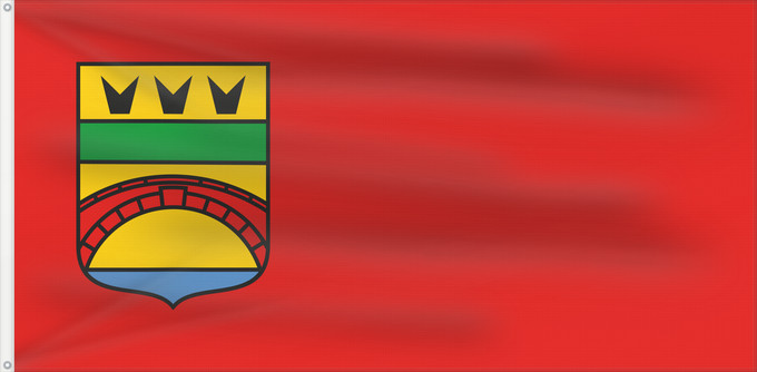 Drapeau, avec deux œillets métalliques et guindant renforcé : Barbana Municipality of Barban Municipalité de Barban Barban Gemeinde Barban Comune di Barbana d Istria Općine Barbana Občine Barbana