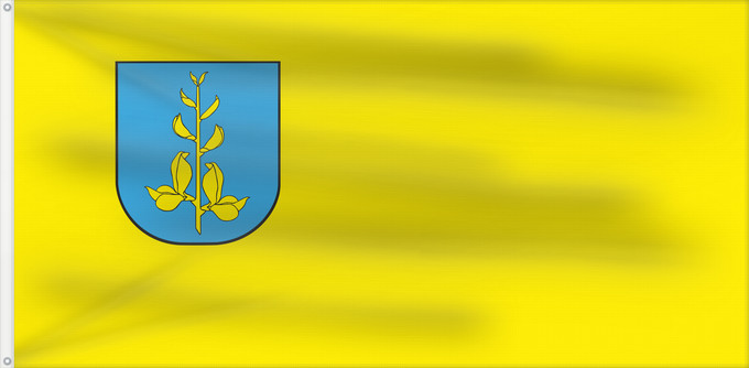Flag, with two metal eyelets and reinforced hoist: Ližnjana	Municipality of Ližnjan	Municipalité de Ližnjan	Municipio de Ližnjan	Gemeinde Ližnjan	Comune di Lisignano	Općine Ližnjana	Občine Ližnjana