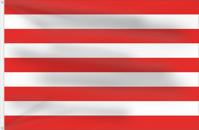 Bandera, con dos ojales metálicos y lado del asta reforzado: Naval Jack of Indonesia