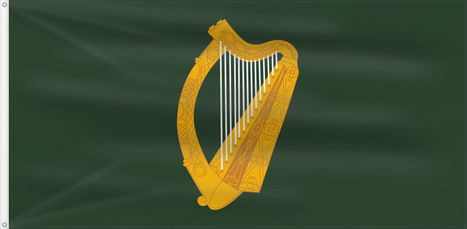 Drapeau, avec deux œillets métalliques et guindant renforcé : Leinster	W Leinster
