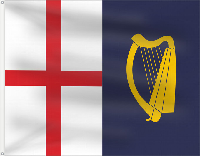 Flag, with two metal eyelets and reinforced hoist: Commonwealth-Flag-1649 Commonwealth flag of 1649, as per FOTW United Kingdom Flags of the Interregnum
