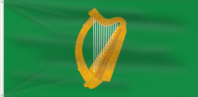 Flag, with two metal eyelets and reinforced hoist: Leinster bright Leinster (bright) Leinster (lumineux) Leinster (brillante) Leinster (hell) Leinster (luminoso) W Leinster