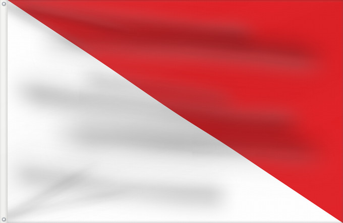 Flag, with two metal eyelets and reinforced hoist: Frefuaa