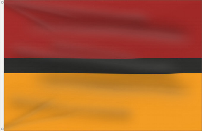 Drapeau, avec deux œillets métalliques et guindant renforcé : Of-Indian-Army-Medical-Corps	Army Medical Corps