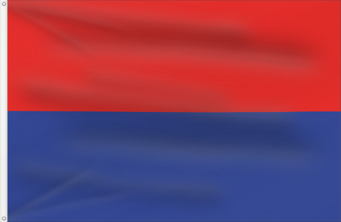 Flag, with two metal eyelets and reinforced hoist: Of-Indian-Army-Regiment of Artillery Regiment of Artillery