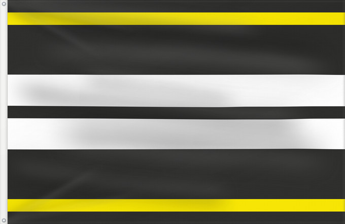 Flagge, mit zwei Metallösen und verstärktem Besatzband: Indian Army Service Corps